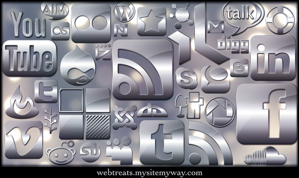 cute social media icons
