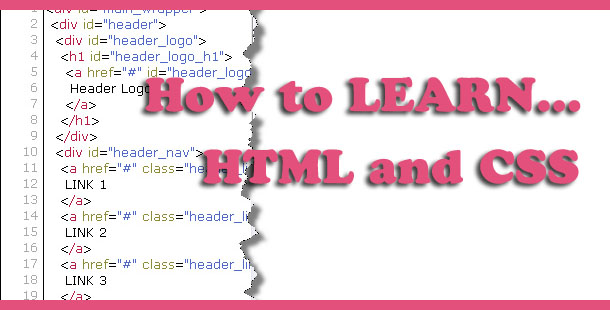 learn html and css