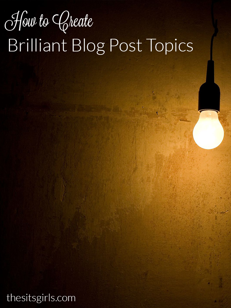 Writing Tip: Learn how to brainstorm so you will never be without writing inspiration or blog post ideas.