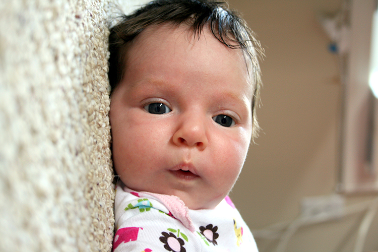Quick snapshot of a cute baby - you don't have to have a professional camera to take great pictures. 