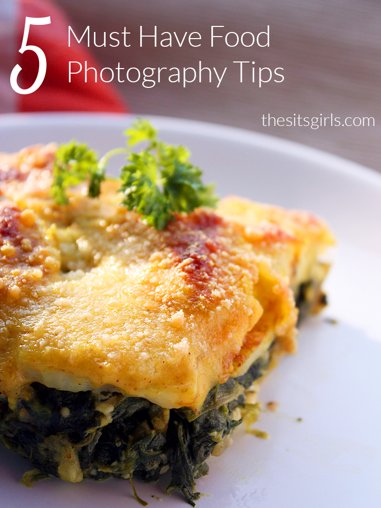 Photography Tips: These five tips will help you take your food photography to the next level, which is especially important for bloggers who want to share recipes.