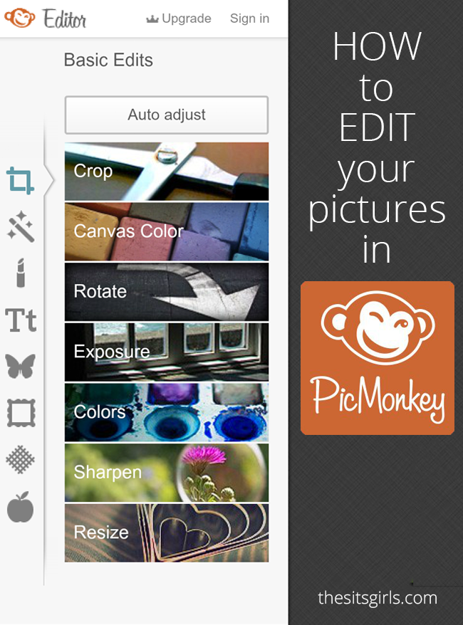 Photo Editing Tips | Learn how to use PicMonkey to edit pictures for your blog the easy way!