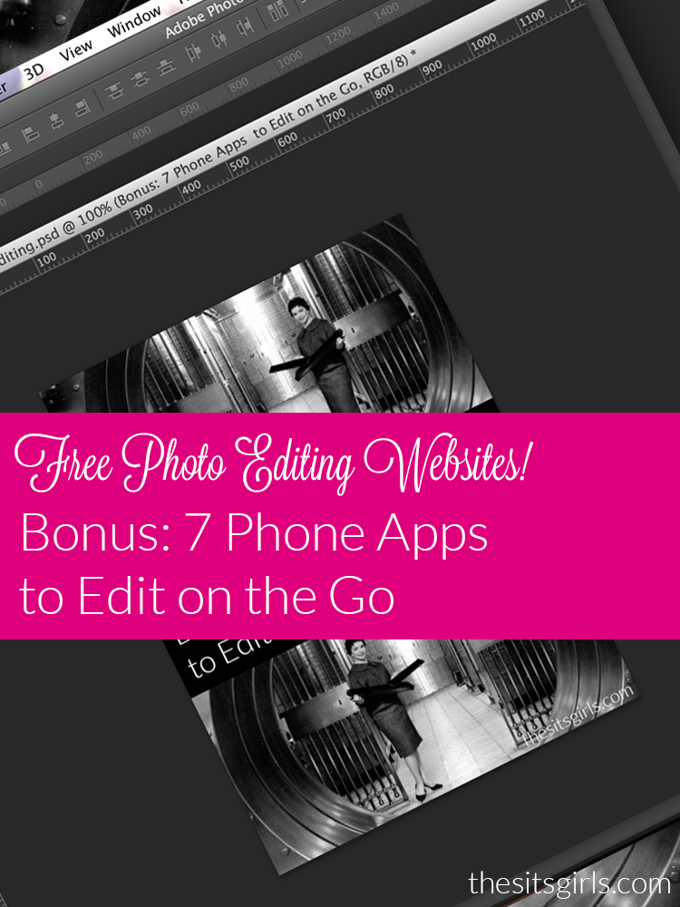 A list of free photo editing sites and apps that will make bloggers smile.