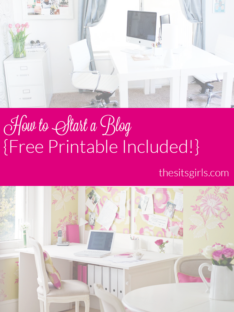 Do you want to start blogging? Here is everything you need to know to start a blog. PLUS a free printable to help you get organized.