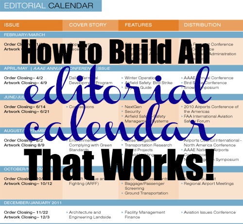 editorial calendar template