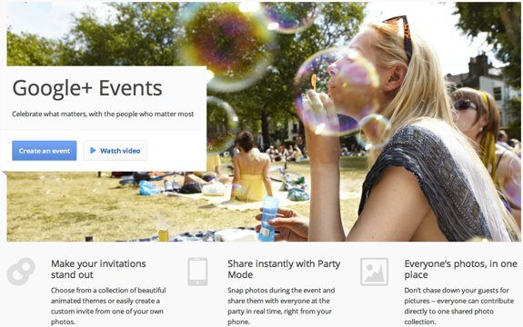 google plus events google plus