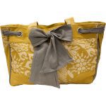 mustard tote handmade