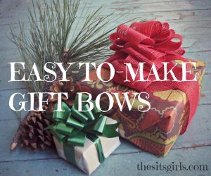 easy craft bows in only three steps handmade christmas gifts carol duvall christmas crafts