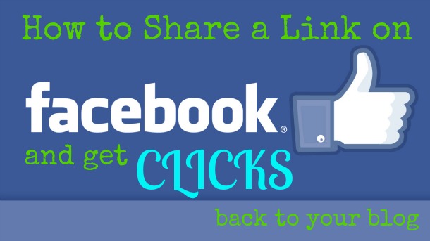 share a link on facebook