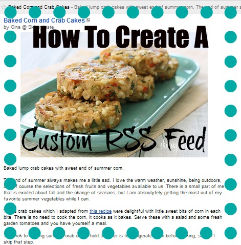 custom rss feed