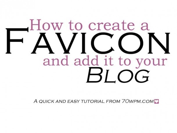 how to create a favicon