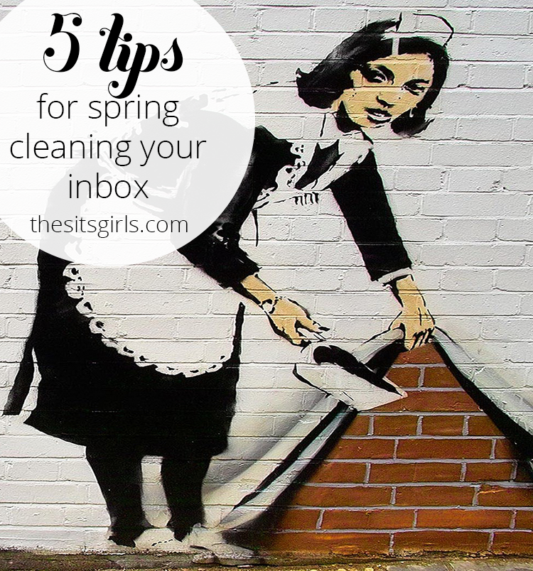 Organize your email with these five tips for spring cleaning your inbox.