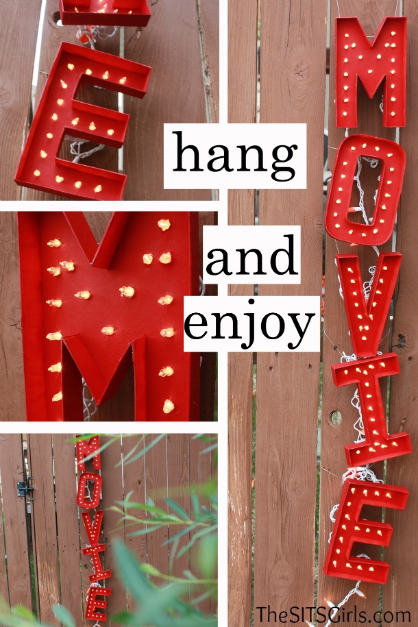 DIY Marquee Sign - The SITS Girls