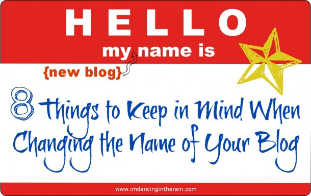 8 things I learned when I changed the name of my blog.
