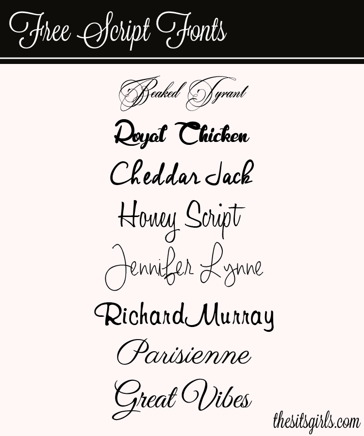 cursive font download for photoshop