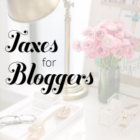 Everything you need to know about filing taxes when you are a blogger.