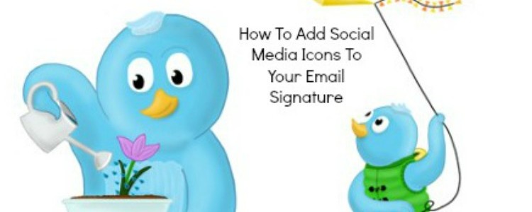 email signature icons