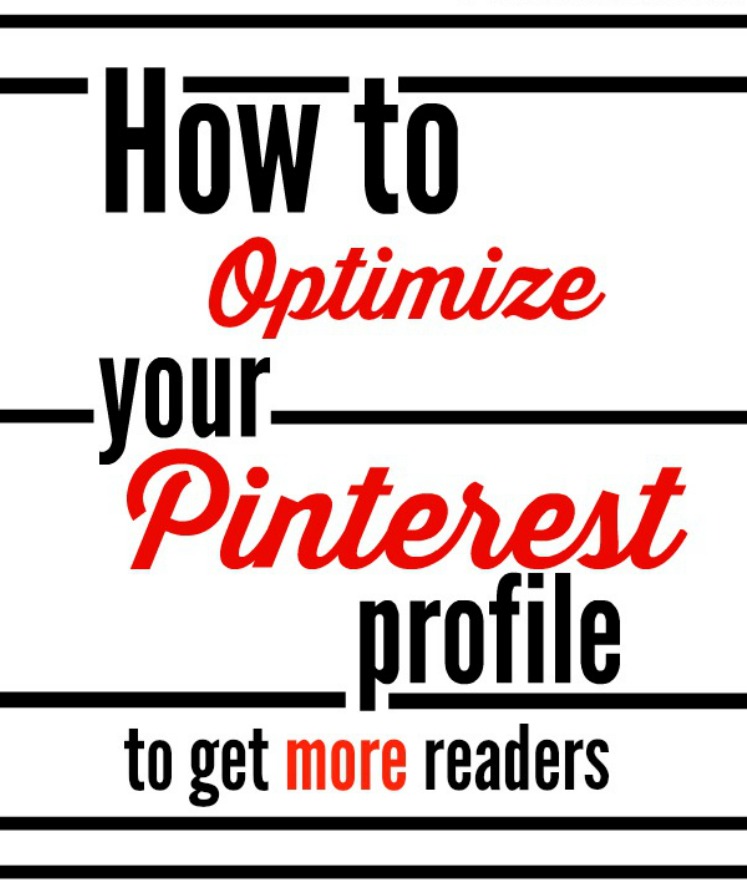 optimize your pinterest profile