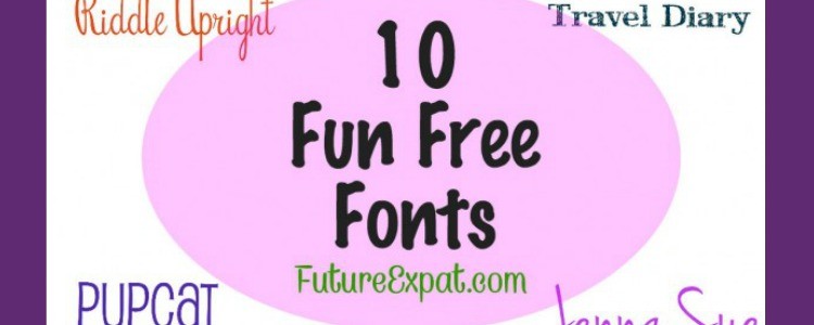 10 Fun Free Fonts