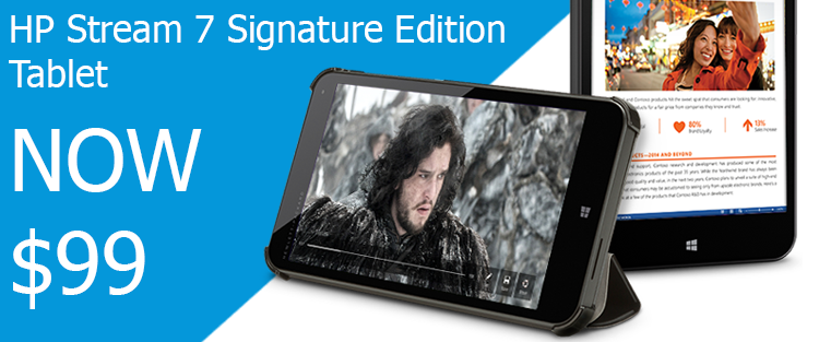 HP 7 Signature Edition Tablet
