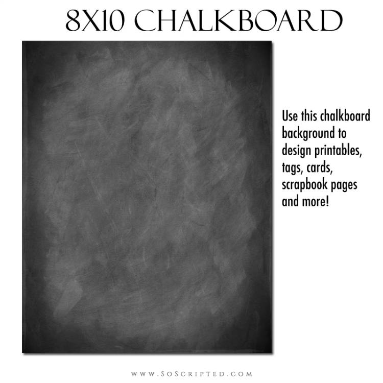 How To Design Custom Chalkboard Printables For Free