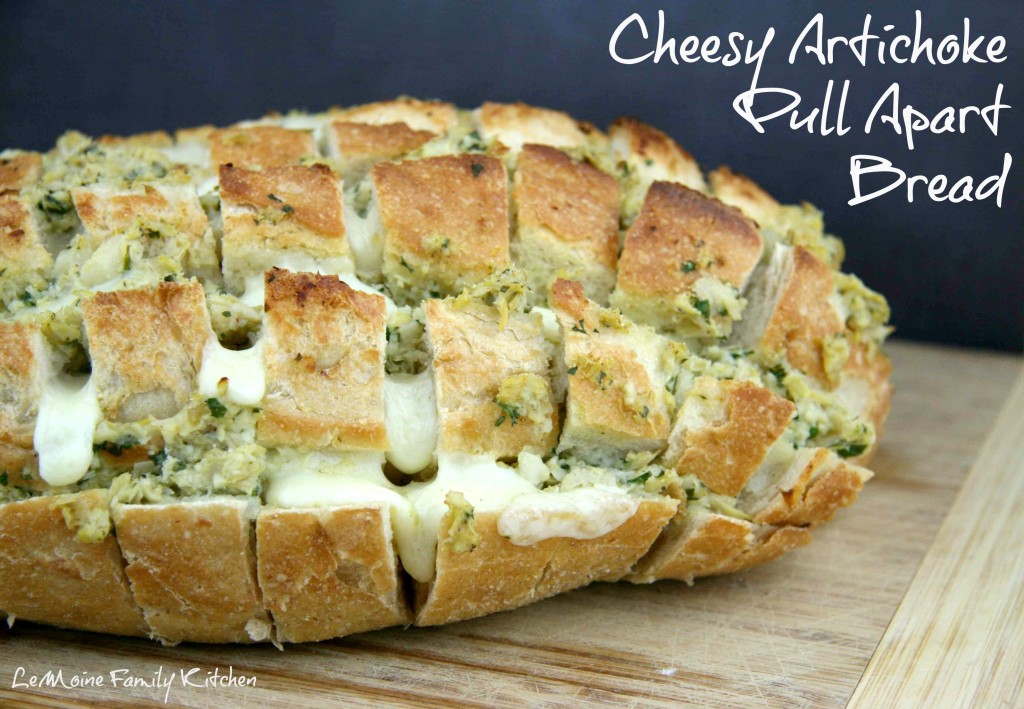 Cheesy Artichoke Pull-Apart Bread