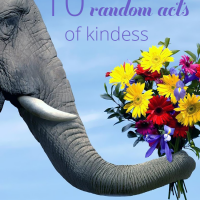 10 ideas for random acts of kindness you can offer to those around you. Most cost little or no money.