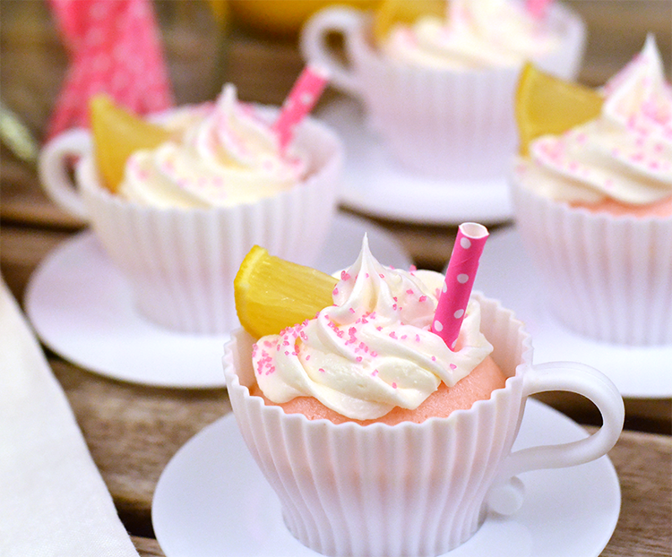 Pink lemonade cupcakes are a perfect way to add a touch of spring to your day anytime of the year.