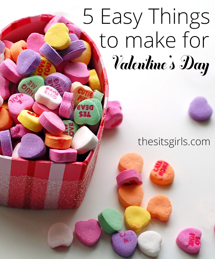 From snacks to crafts, here are 5 easy things you can make for Valentine's Day.