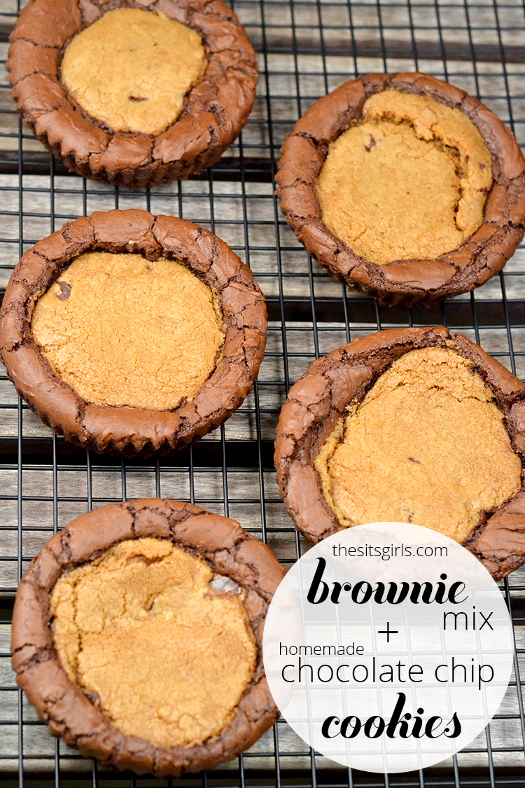 Learn how to make cookies and brownies at the same time with this AMAZING Brookies recipe. You won't look at a plain brownie the same way ever again. 