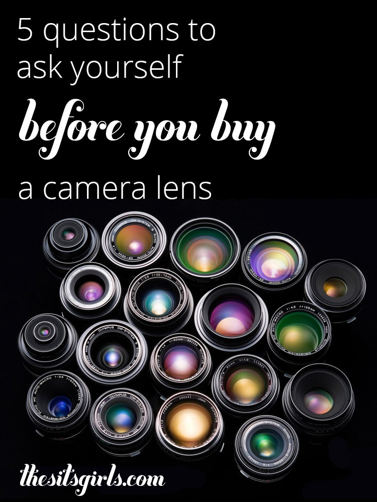 5 questions to help you determine which camera lens to buy for your DSLR. Plus a great overview of different lens types and terms.