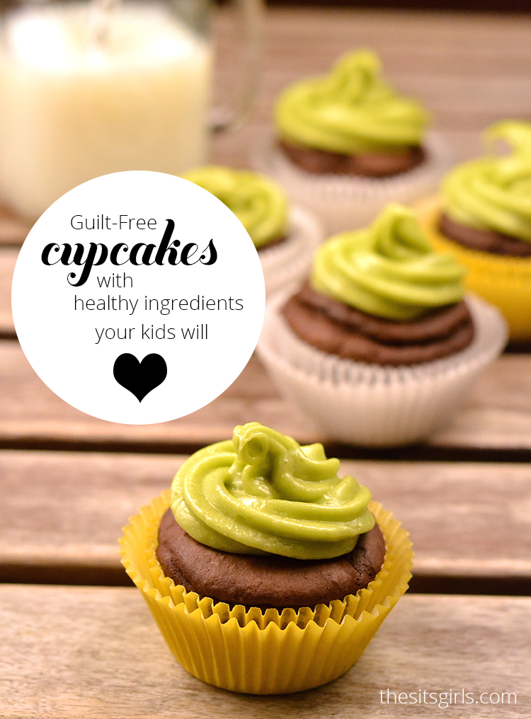 Chocolate black bean cupcakes with vanilla avocado frosting. Plus, five recipes for skinny cupcakes with options for dairy free, gluten free, or sugar free cupcakes. 