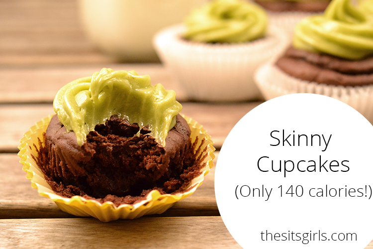 With healthy ingredients like black beans and avocado (yes, in a cupcake, and they are AMAZING!) these skinny cupcakes only have 140 calories. 