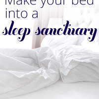 If you really want to get good rest at night, plan ahead and make your bedroom into a sleep sanctuary.