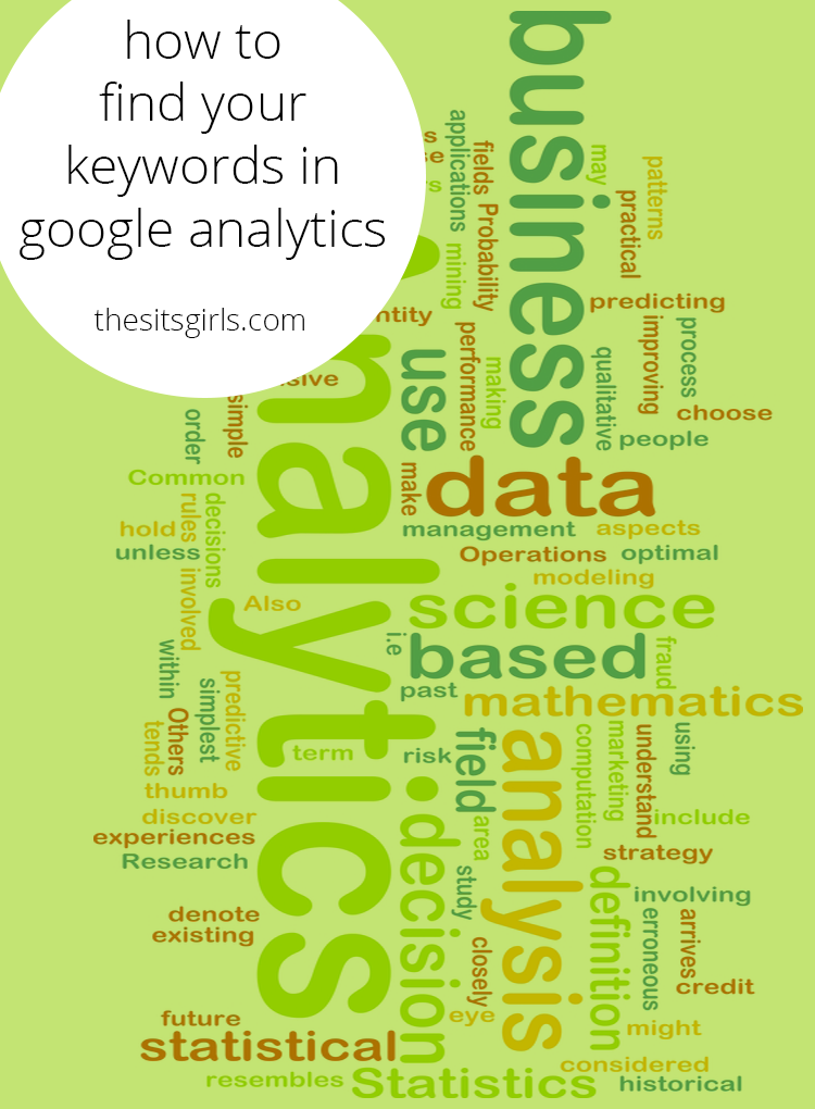 Learn how to find the keywords that are brining people to your blog | SEO