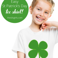 Super easy tutorial for a fun St. Patrick's Day t-shirt DIY.