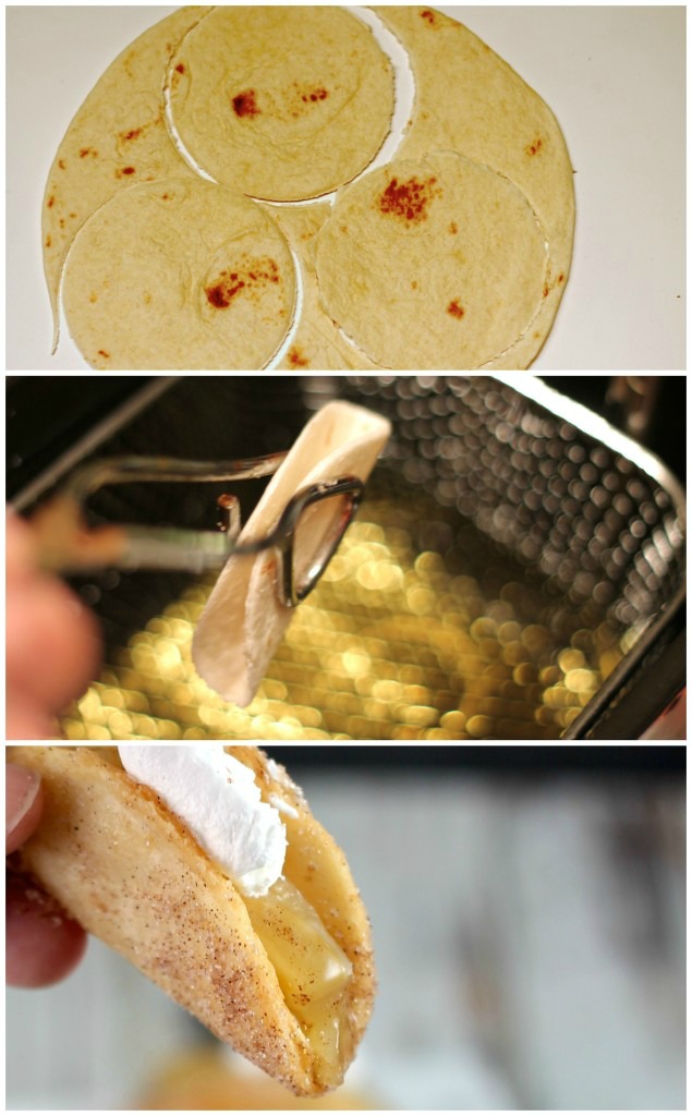 Apple Pie Tacos step by step recipe. 