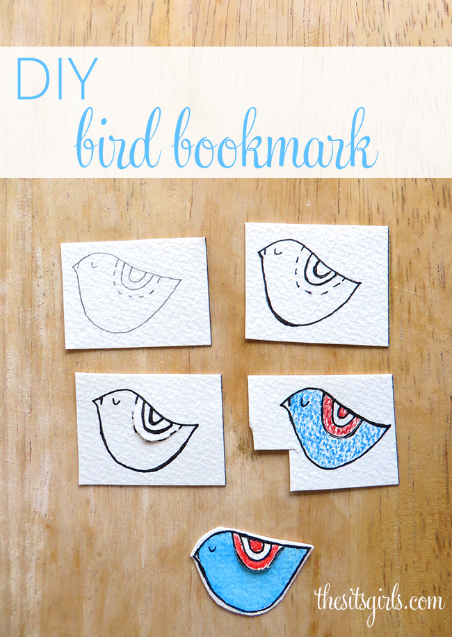 Learn how to make this cute little bird bookmark. This is a fun craft you can complete during naptime.