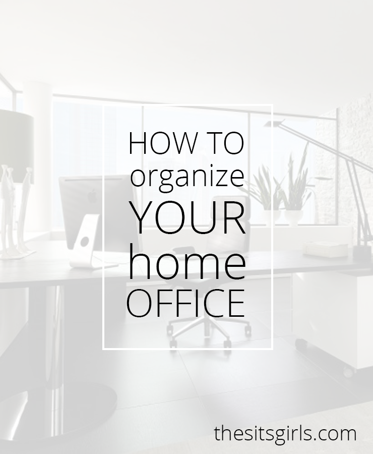 If you are going to get real work done at home, you have to have an organized and well-planned out home office space. | Great home office space organizing tips.