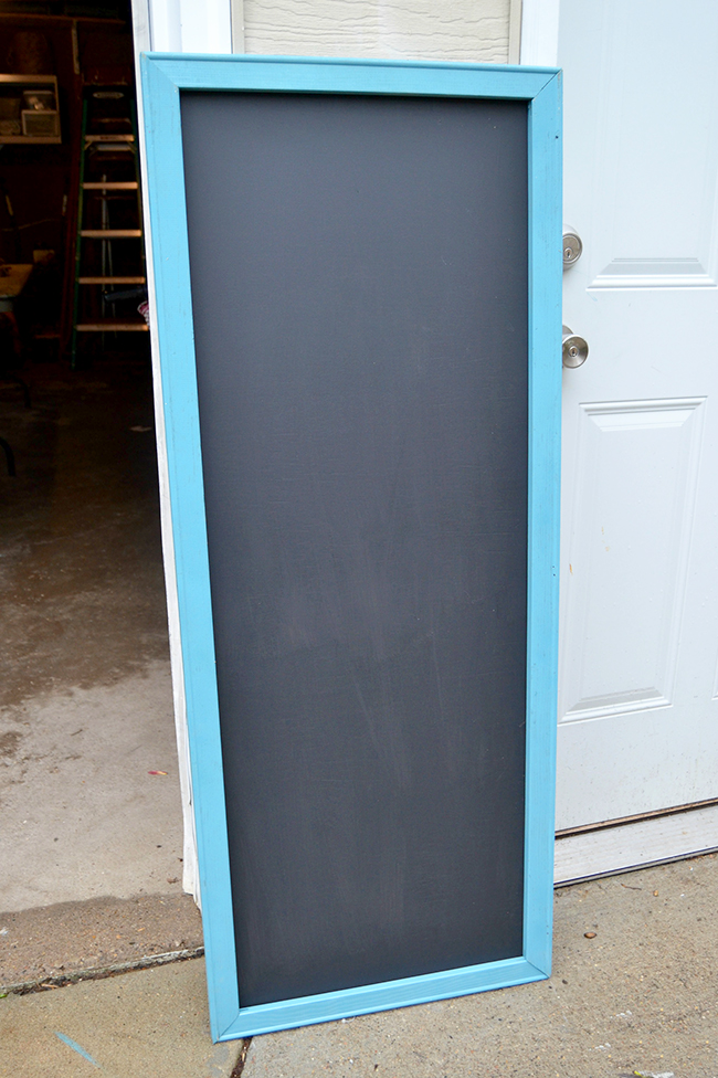 Chalkboard paint is an easy way to turn an inexpensive piece of plywood into the perfect size and shape of chalkboard you need for your DIY project. 