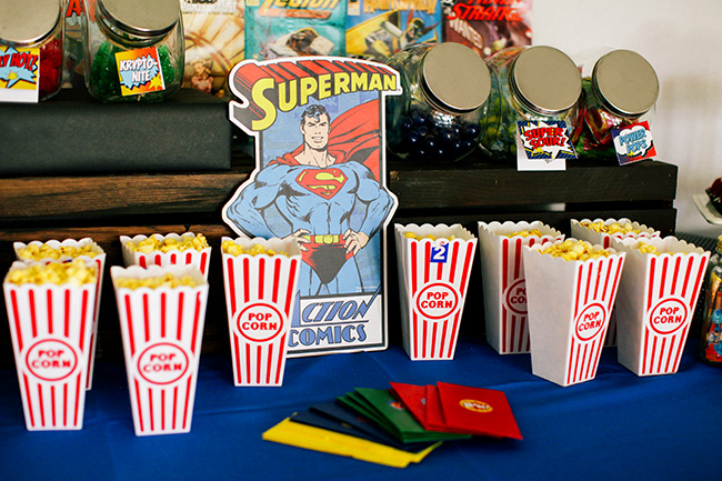All super heroes love popcorn! 