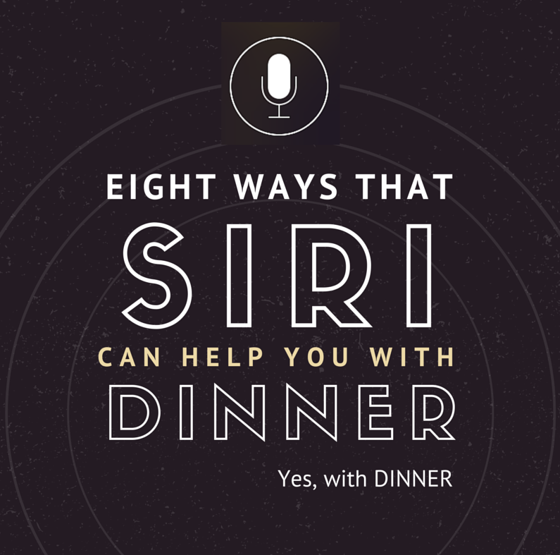 Learn how Siri can help you with dinner preparations.  Super easy tips that you will use every day.