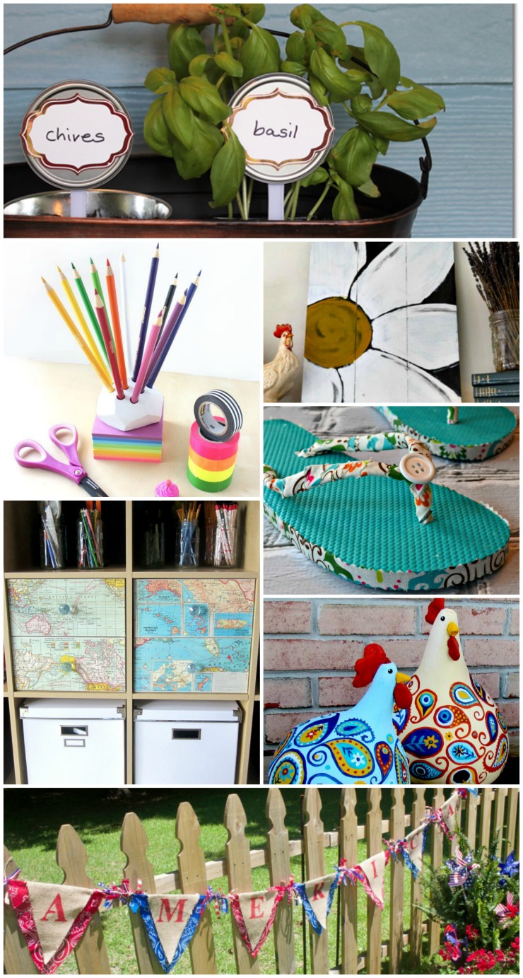 Inspire your creative side with 7 summer craft ideas that are perfect for the season. # 4 is the best! I can't wait to try it.  