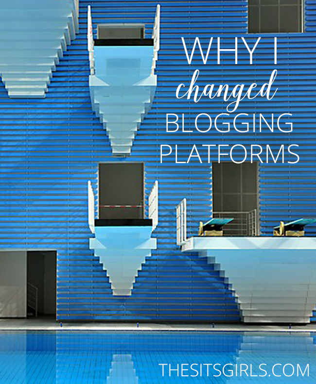 Blogging Tips | A blogger explains why she changed blogging platforms. If the platform you have now isn't working for you, it might be time for a change. 