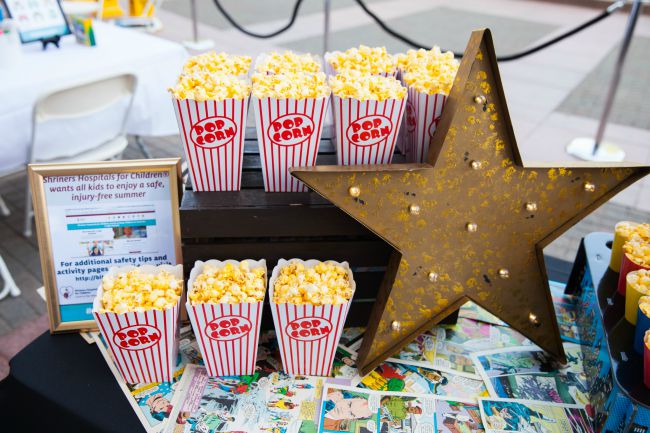Popcorn is a great snack for a kid's event! 