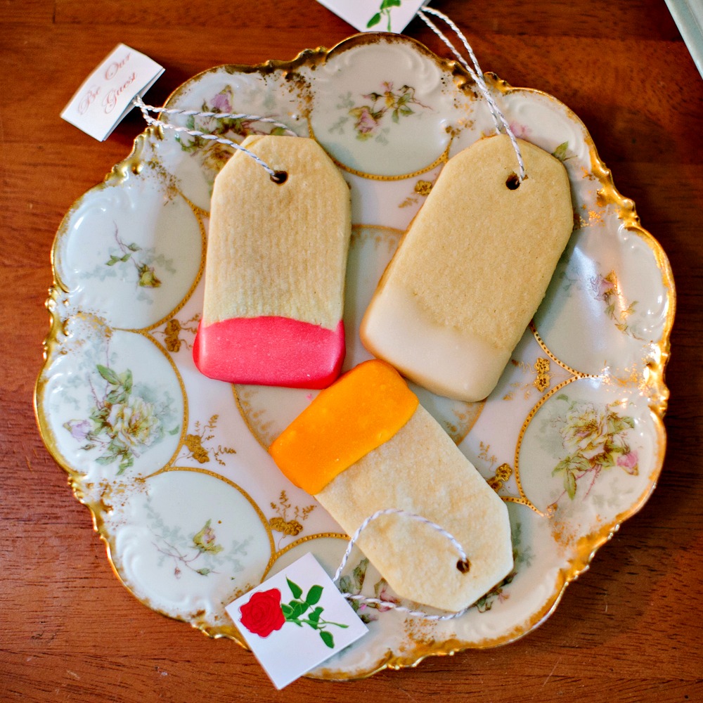Beauty and the Beast Tea Bag Cookie Printable Tags