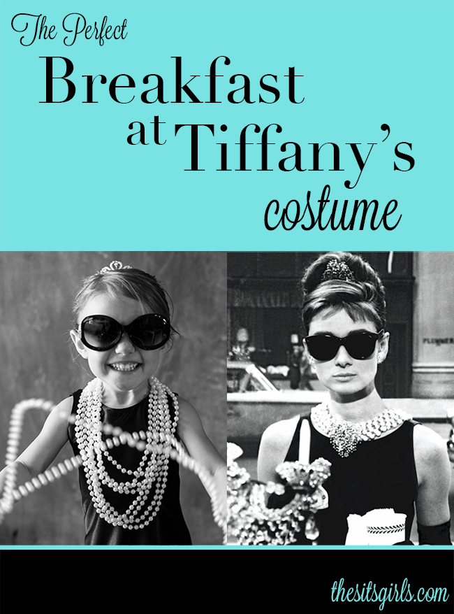 This adorable Audrey Hepburn costume, inspired by Breakfast at Tiffany's, is the perfect quick and easy DIY Halloween costume.