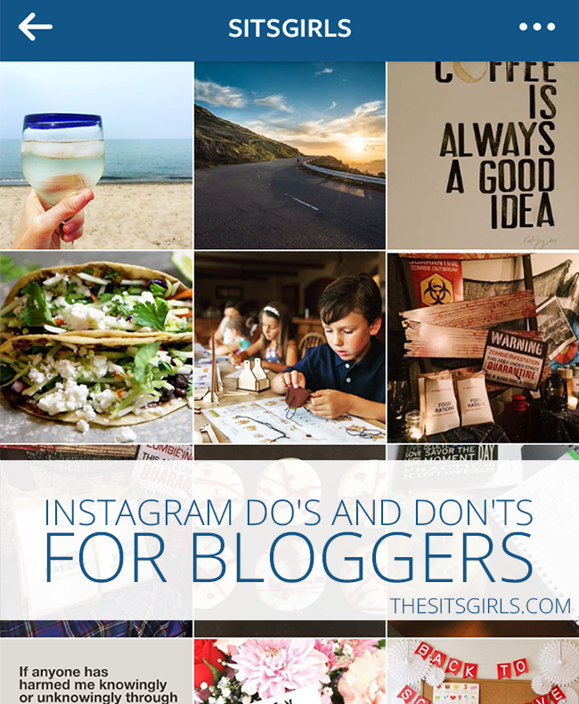Social Media Tips | Get the full benefit of Instagram by following these do's and don'ts. Great Instagram tips - especially for bloggers! 