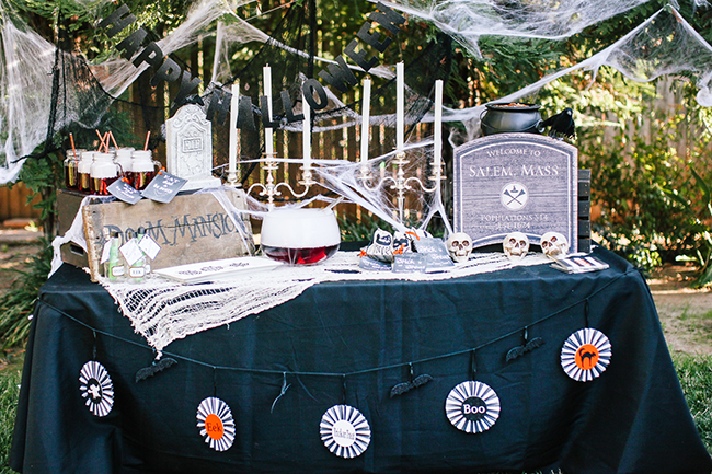 The creepiest Haunted Halloween party around! Throw a bash outside to really soak of the crisp Fall air and Halloween fun!