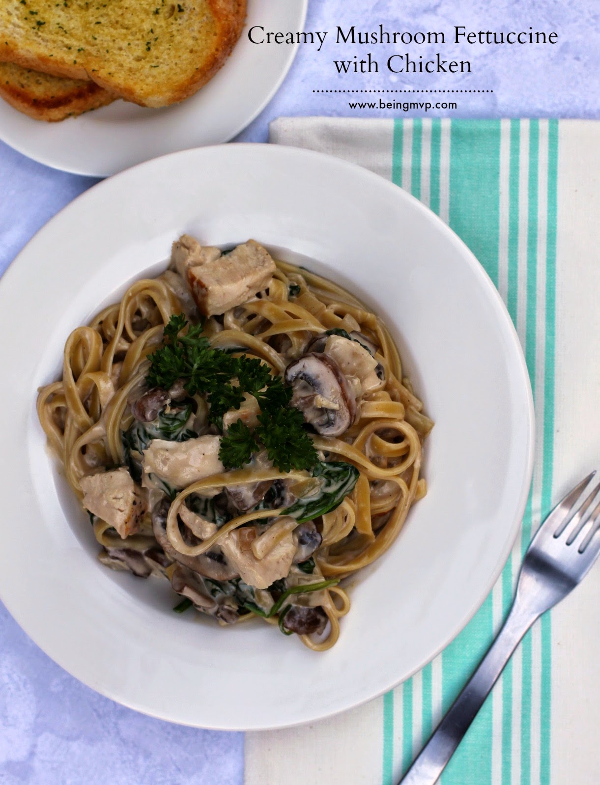 Mushrooms and chicken are a delicious classic combo for this dinner recipe!